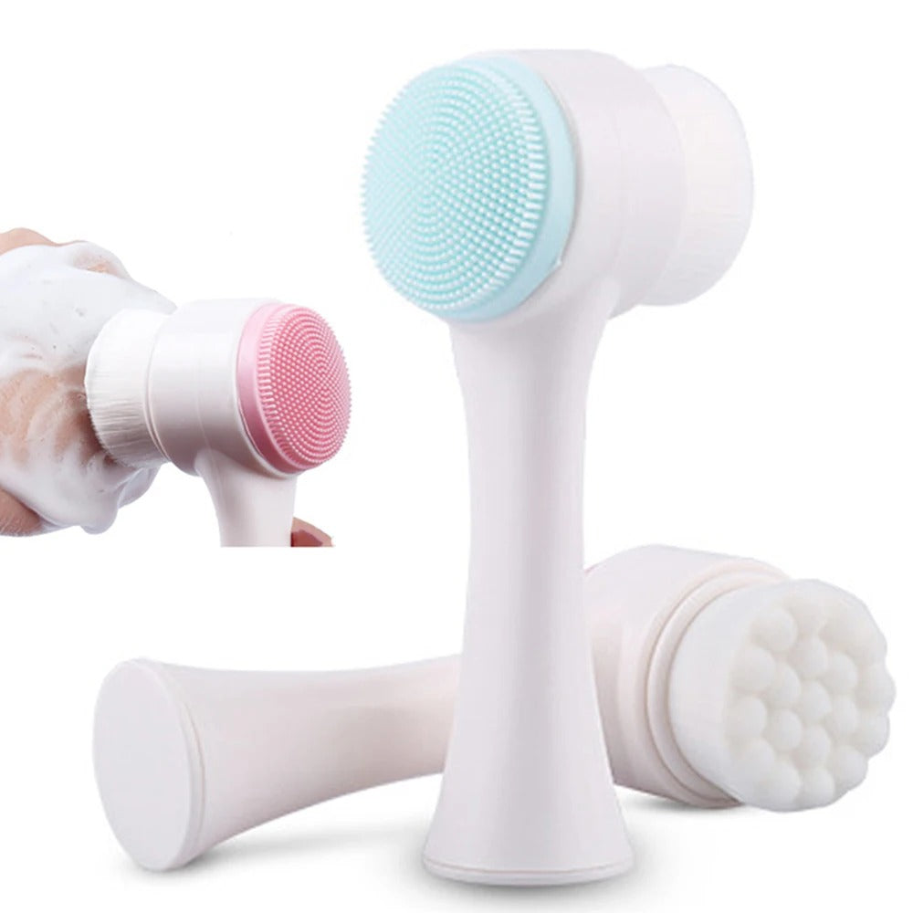 Dual Sided Facial Cleansing Brush